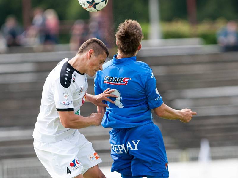 Fotbalová Synot liga: FC Hradec Králové - FC Baník Ostrava.