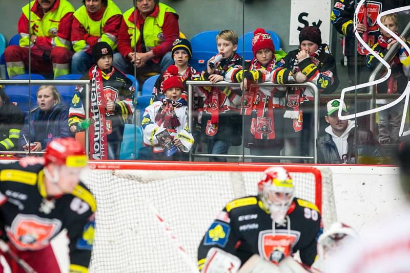 Tipsport extraliga ledního hokeje: Mountfield HK - HC Olomouc.