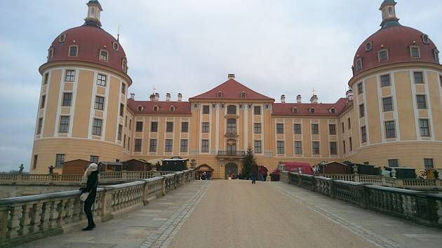 Filmová místa Popelka Moritzburg.