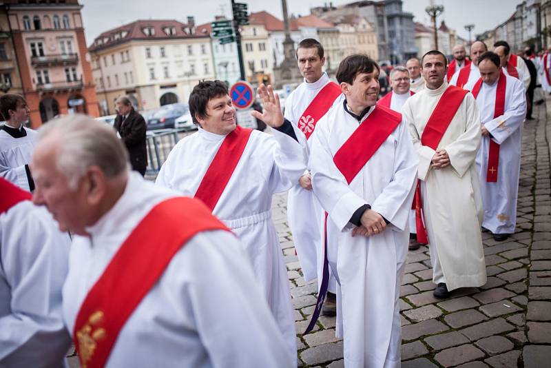 Oslavy 350 let biskupství v Hradci Králové.