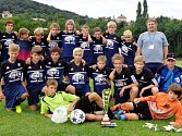 Kolektiv RMSK Cidlina Nový Bydžov (ročník 2000) na turnaji Partners Cup v Ústí nad Labem.