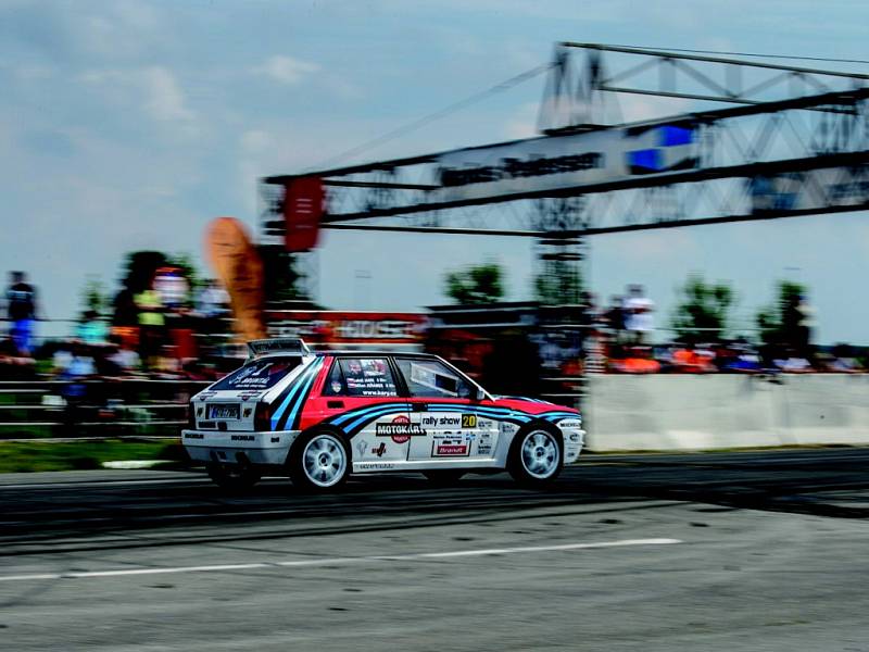 Rally Show na CzechRingu v Hradci Králové.