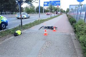 Nehody koloběžek v Hradci Králové