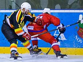 Finále krajské hokejové ligy: Nová Paka - Nový Bydžov.