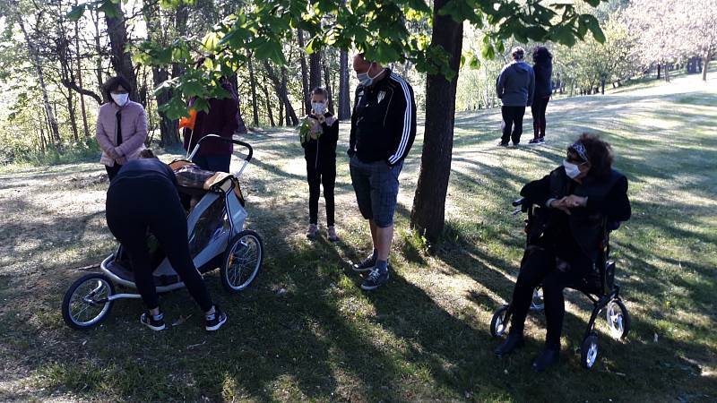 Přípomínka operace Barium ve Vysoké nad Labem.