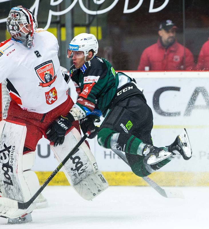 Hokejová extraliga: Mountfield HK - HC Energie Karlovy Vary.