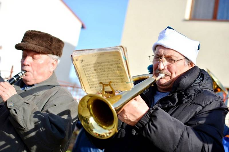 Masopustní veselice v Březhradě.