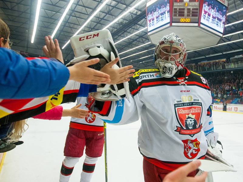 Hokejová extraliga: Mountfield HK - HC Dynamo Pardubice.