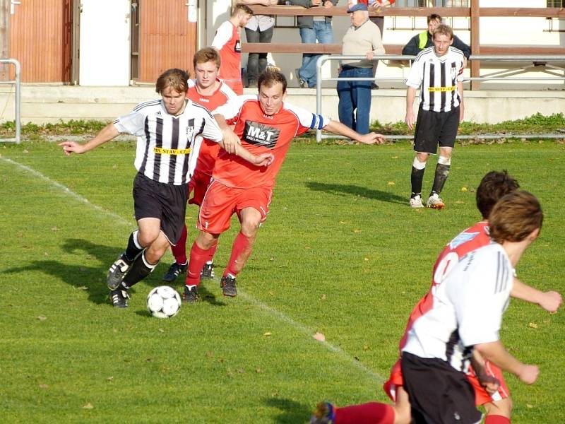 Krajská fotbalová I. A třída: TJ Start ZD Ohnišov - FK Vysoká nad Labem.