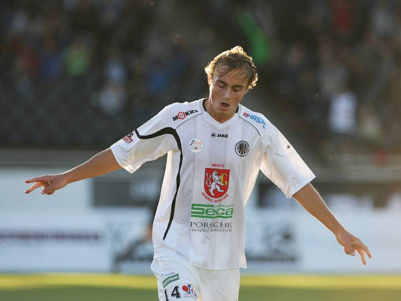 Fotbalová I. Gambrinus liga: FC Hradec Králové - FC Slovan Liberec.