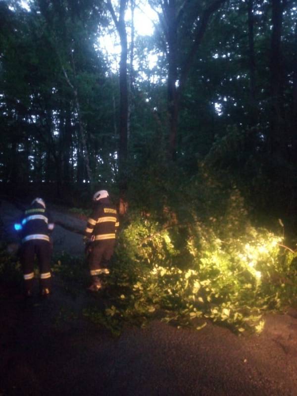 Následky středeční bouřky v Královéhradeckém kraji - Ohnišov