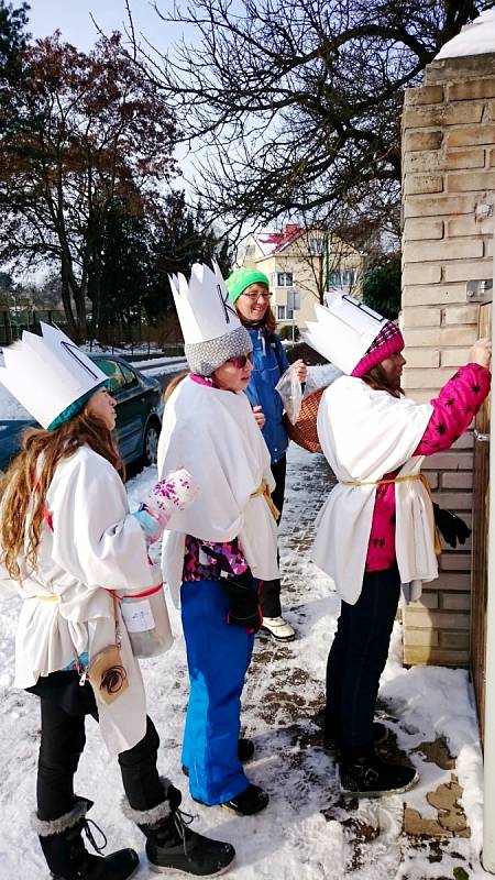 Sousedská koleda aneb Tříkrálová sbírka v Chlumci nad Cidlinou.