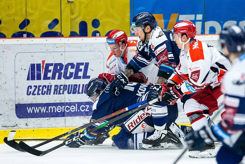 Hokejová extraliga: Mountfield HK - HC Vítkovice Ridera.