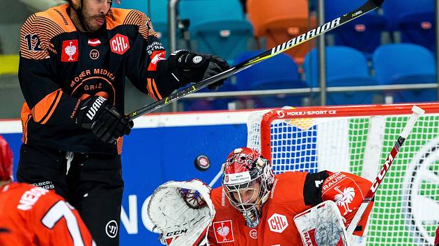 Hokejová Liga mistrů: Mountfield HK - Moser Medical Graz 99ers.