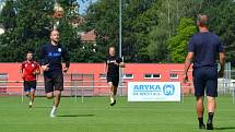 Nové tváře. Na tréninku hradecké Slavie se objevili Tomáš Kabeláč, Jan Pražák či Erik Týfa