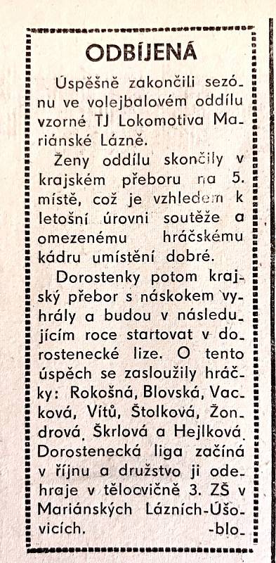 Chebský Hraničář z 11. července 1989.