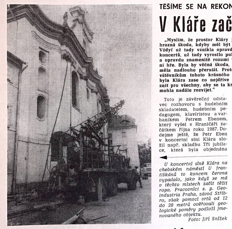 Chebský Hraničář z 11. července 1989.