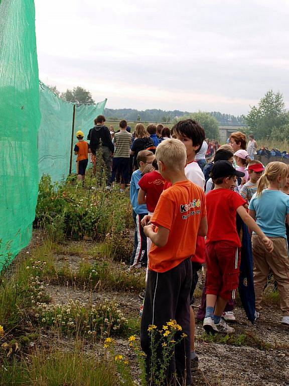 Branný den chebských školáků v Paintball aréně ve Střížově