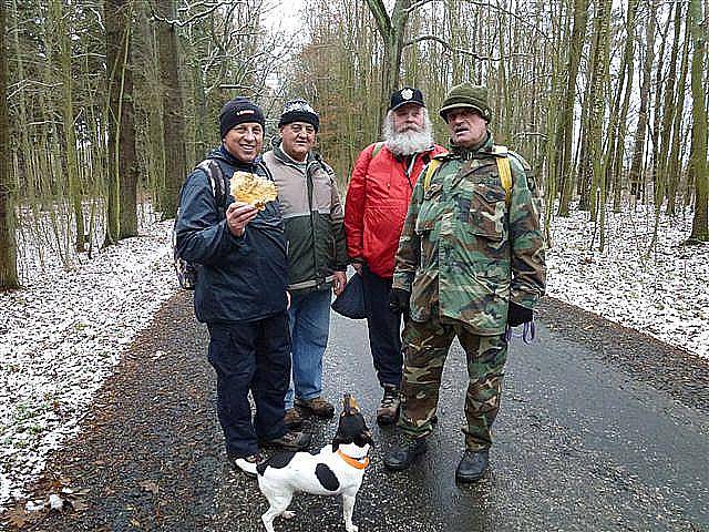 Ani současné nevlídné počasí neodradilo deset houbařských nadšenců z Chebska od akce spojené s procházkou přírodou v okolí Chebu nazvané Vítání zimy. 