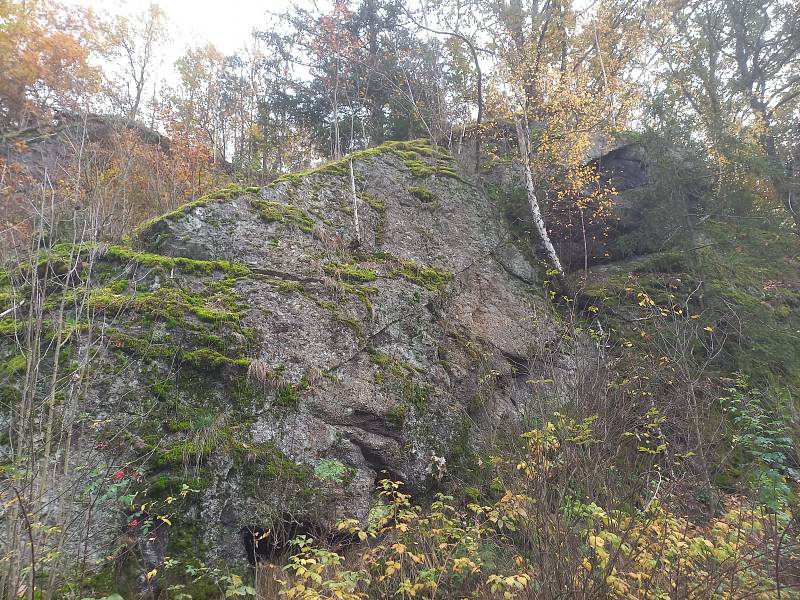 Stráň u Dubiny je rezervace, která zasahuje až do Německa.