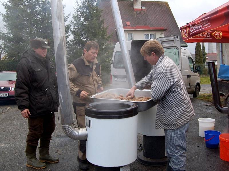 Vepřové hody v Okrouhlé na Chebsku