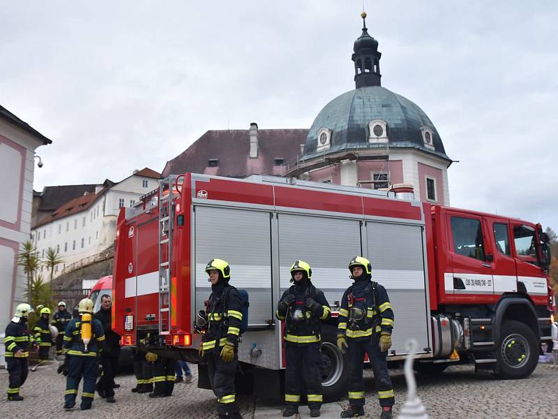 Hasiči pravidelně uskutečňují cvičení zaměřené na požáry památek. Navíc vyvíjí i unikátní aplikaci, která by v případě požáru výrazně pomohla při zásahu.