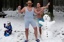 Ivan Hložek (vlevo) a Petr Hůrka se zimy nebojí.