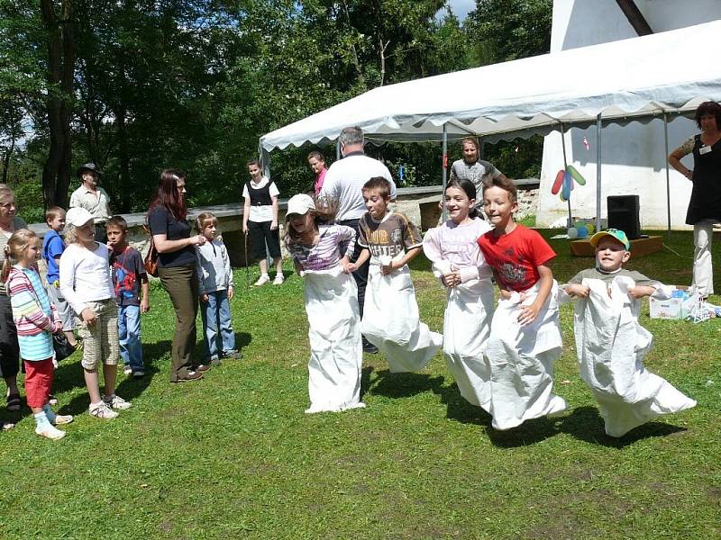 Jarmark na hradě Seeberg nabídl také bohatý program pro děti