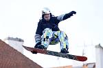 Další ročník snowboardových závodů s názvem Snowboarding in Town se po sedmileté odmlce opět uskutečnil v Chebu.