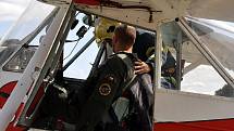 Cvičení mariánskolázeňských hasičů na letišti Mariánské Lázně - Skláře