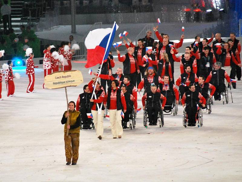 MIROSLAV HRBEK Z CHEBU na paralympijském turnaji v zápase s Koreou.   
