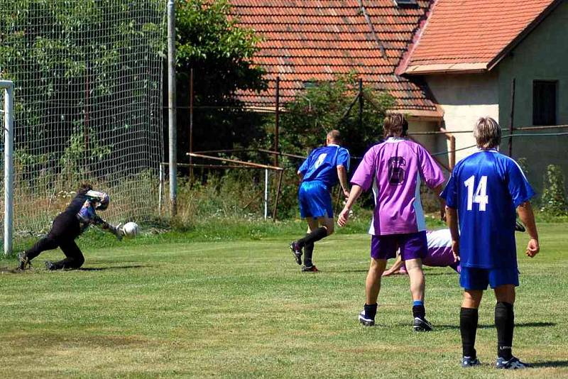 Finálový zápas mezi Dolním Žandovem a Libní