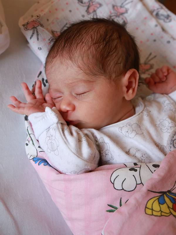 ANNA NĚMCOVÁ se narodila 7. března v 0.14 hodin. Na svět přišla s váhou 2 220 gramů. Doma v Klimentově se z malé Aničky raduje maminka Soňa a tatínek Martin.