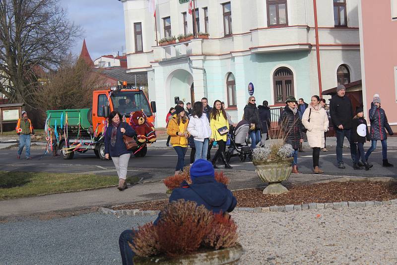 Masopust ve Velké Hleďsebi.