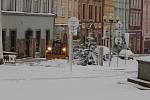 V noci na pátek 21. března napadlo na Chebsku několik centimetrů sněhu