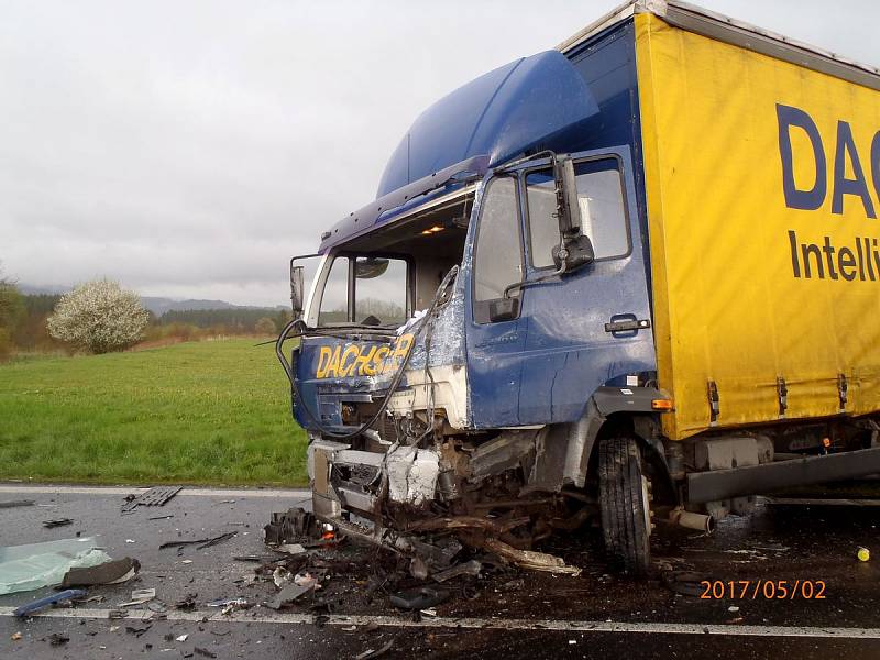 Tragická dopravní nehoda se stala na obchvatu Velké Hleďsebe.