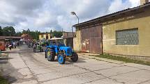 Dožínky se konaly ve Skalné na Chebsku. Nechyběla tu výstava traktorů.