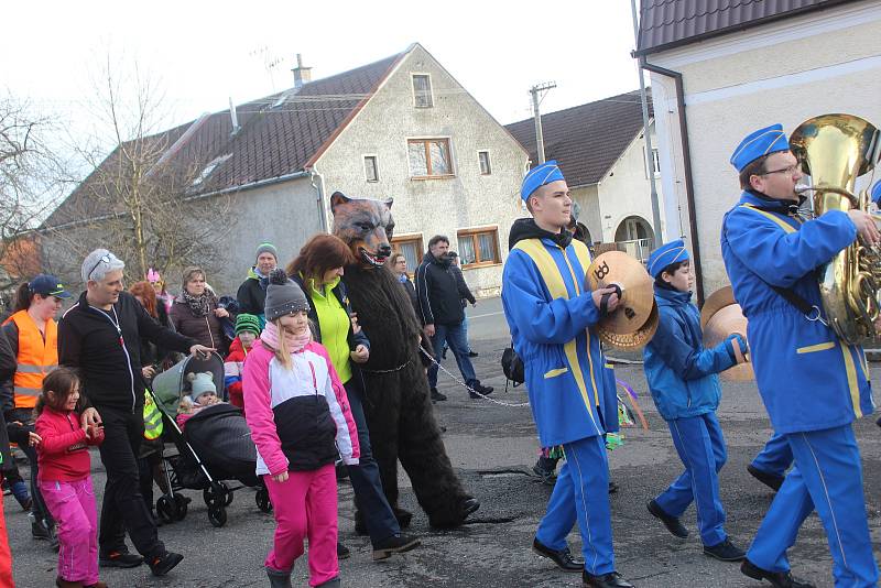 Masopust ve Velké Hleďsebi.