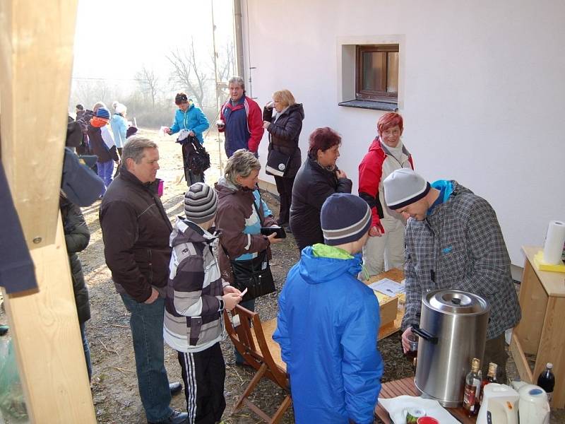 Silvestrovský pochod ve Františkových Lázních.