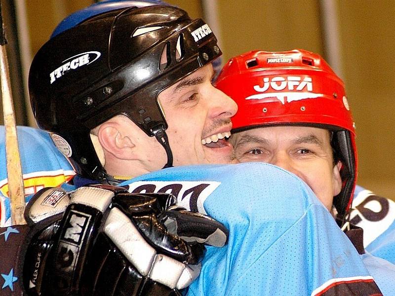 Hokejové utkání HC Cheb 2001 - HC Vřesová