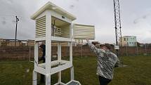 Z návštěvy meteorologické stanice v Chebu.