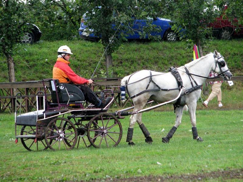 Závody spřežení v Nebanicích na Chebsku