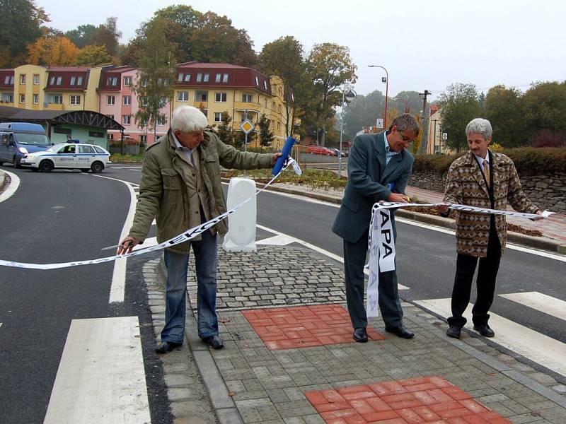 Slavnostní otevření rekonstruovaného průtahu Aší