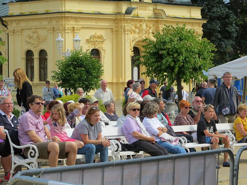 Přes osm stovek vtipů bylo týden vidět na Národní třídě ve Františkových Lázních. Konal se tu totiž pátý ročník Mezinárodního festivalu kresleného humoru.