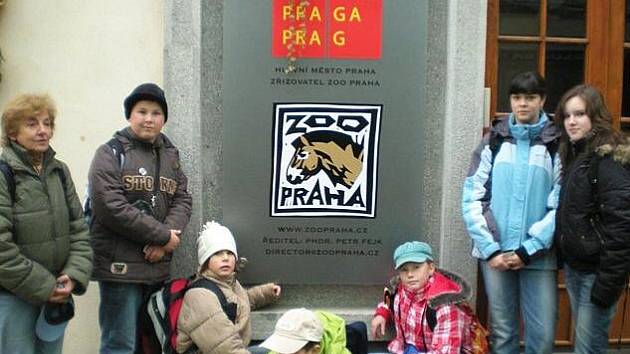 Chebské děti se vypravily na prohlídku pražské zoologické zahrady