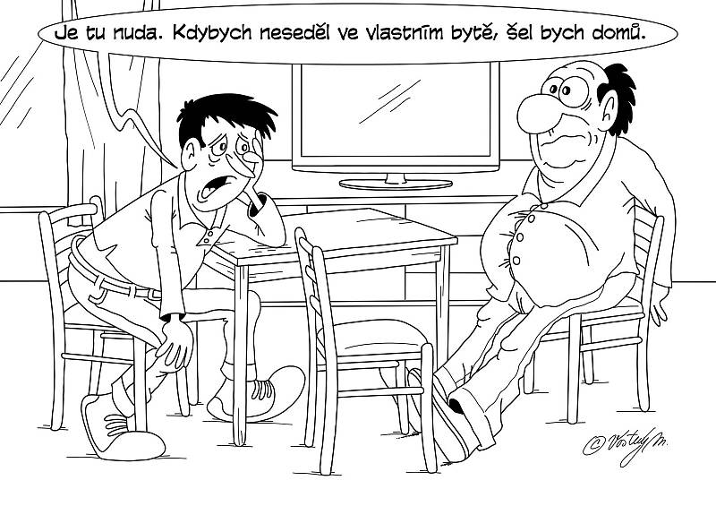 Vtipů napsal a nakreslil Mirek Vostrý z Chebu několik tisíc. Pobaví každý den řadu lidí nejen v časopisech, ale i na sociálních sítích. A je také jedním z organizátorů Festivalu kresleného humoru, který se koná ve Františkových Lázních.