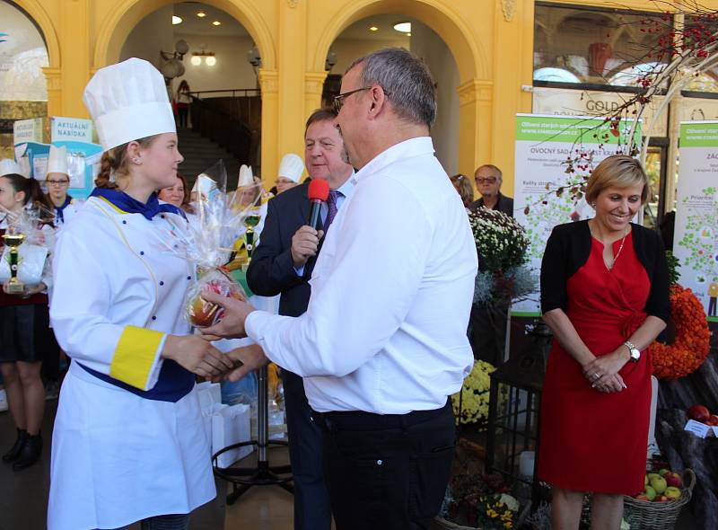 Pestrobarevná jablka a hrušky, voňavé, čerstvě upečené štrúdly a pestrobarevné dětské obrázky. Takový byl ve zkratce další ročník vyhlášeného Lázeňského festivalu jablek v Mariánských Lázních.