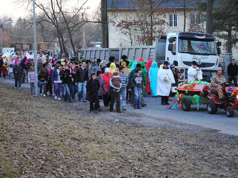 Masopustní průvod ve Skalné patří mezi nejvyhledávanější a nejoblíbenější.