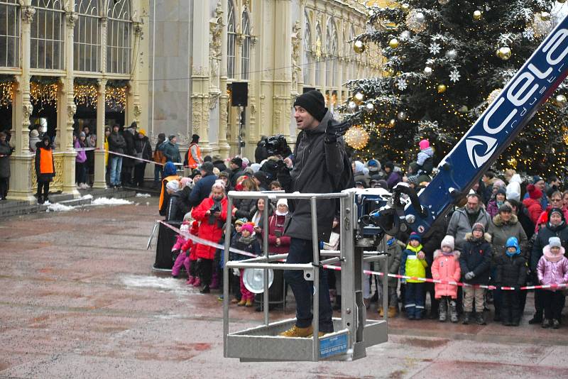 Andělé, čerti, Lucifer a Mikuláš: Mariánské Lázně zažily nebývalou podívanou