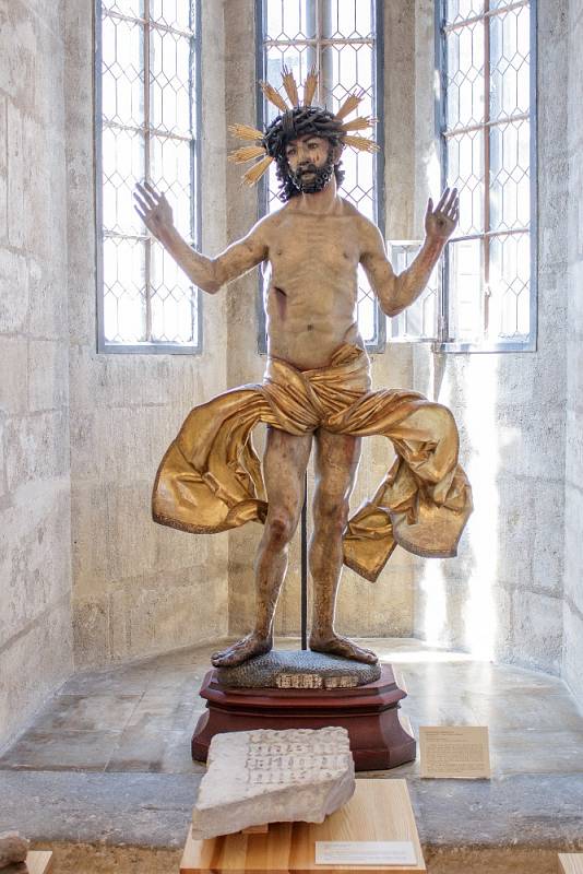 Výstava Stavitelé katedrál: Bolestný Kristus z Vlašského dvora (Město  Kutná Hora).